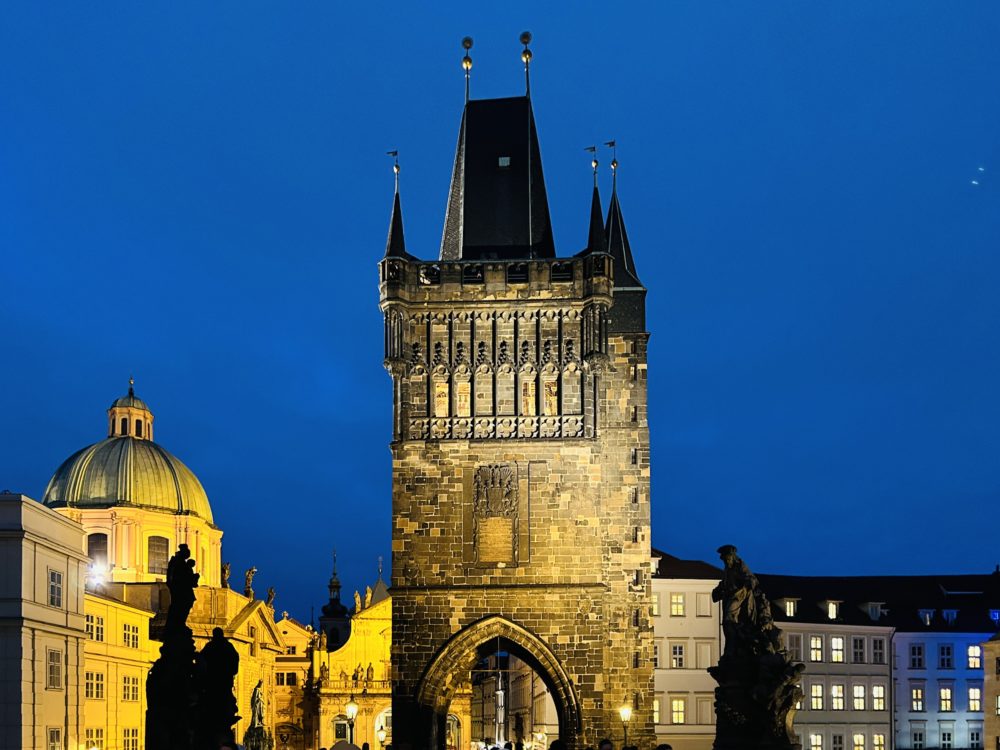 Whispers of History: Charles Bridge and the Towering Sentinel